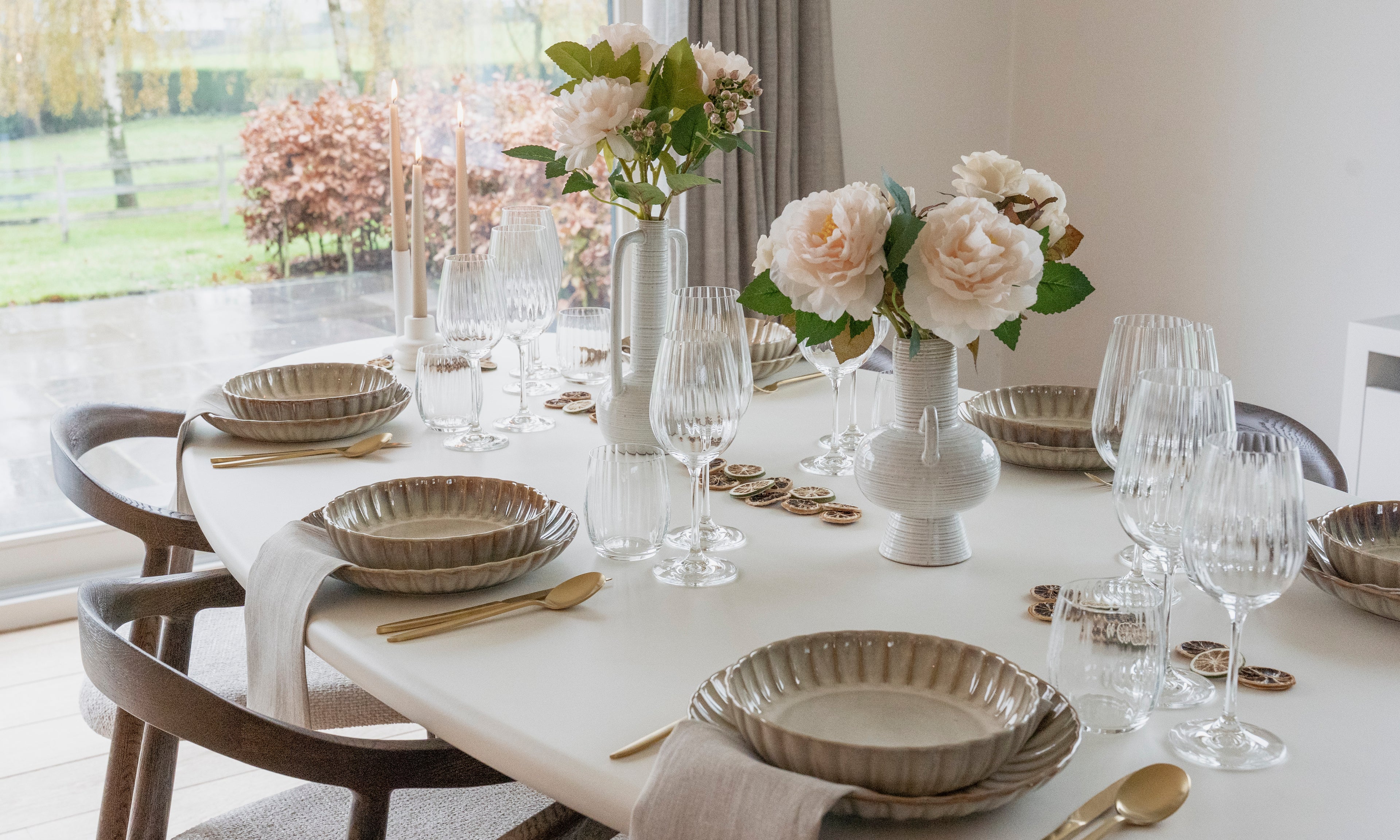 Diep Bord Pearl Ø22cm