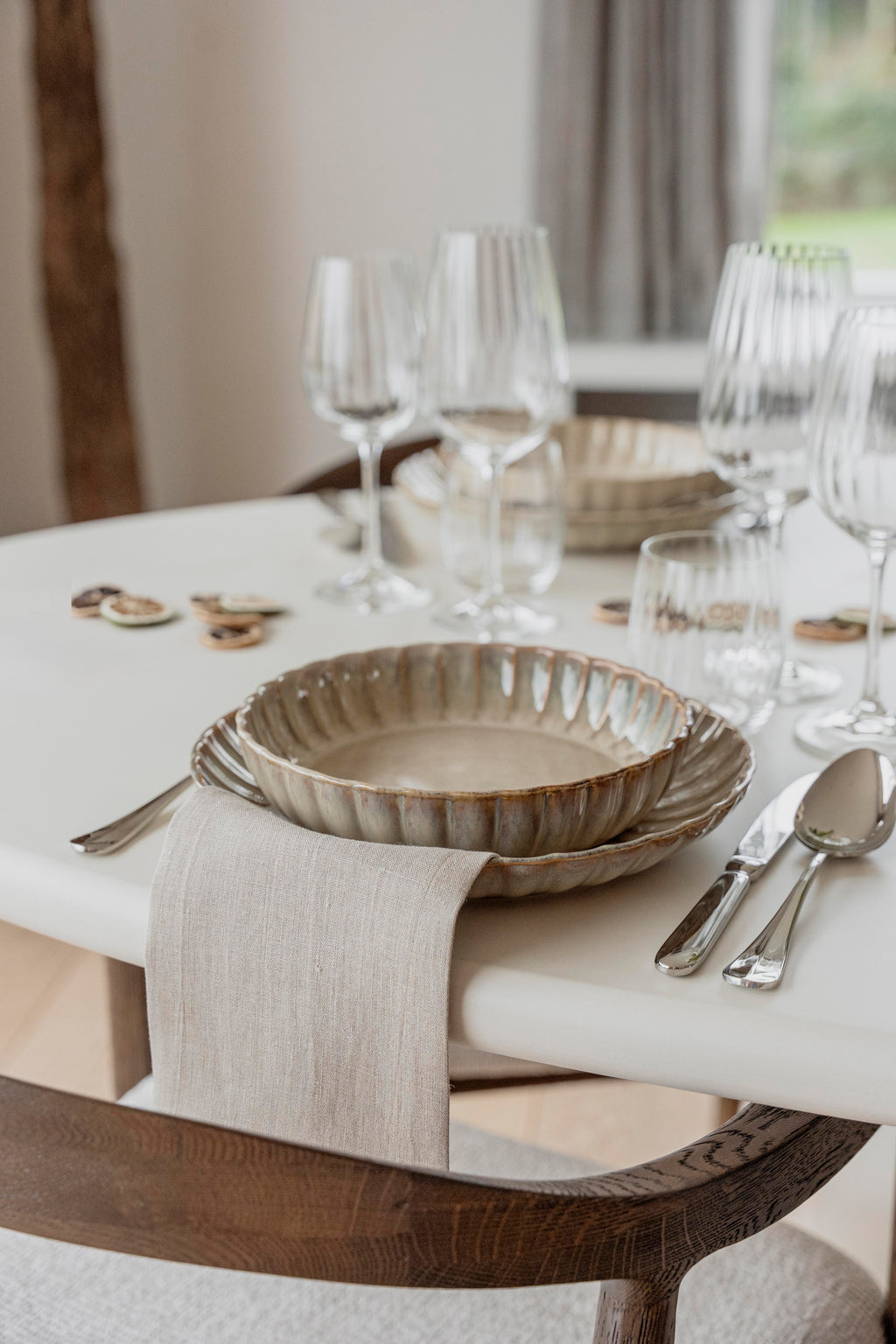 Diep Bord Pearl Ø22cm