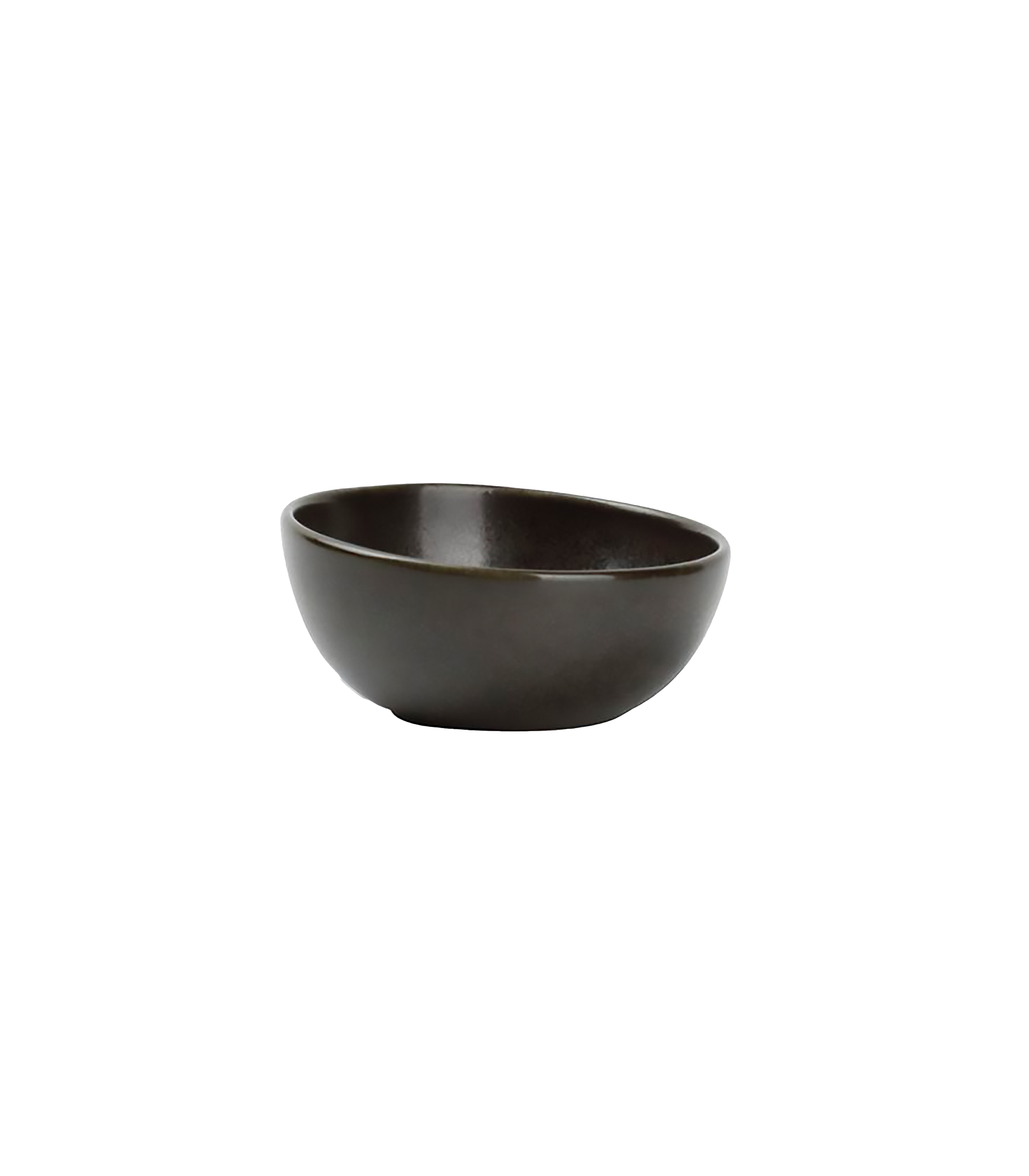 Kommetje Ceres 9x4,5/3,5cm zwart/bruin